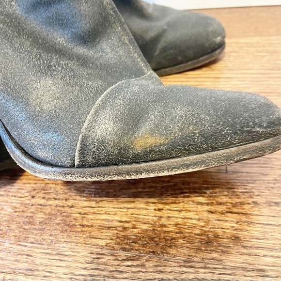 Rag & bone | Woman’s 6 Classic Newbury Granite Leather Booties Size 38.5 - Picture 5 of 13